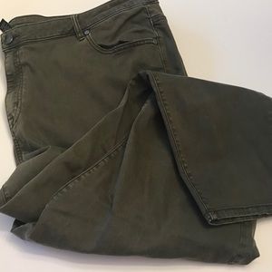 Olive Green Skinny Jeans